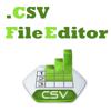 Csv File Editor with Import Option from Excel  .xls, .xlsx, .xml Files Icon