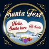 Santa Text Icon