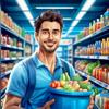 Supermarket Store Game 3D Icon