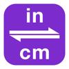 Zoll in Zentimeter | in in cm Icon